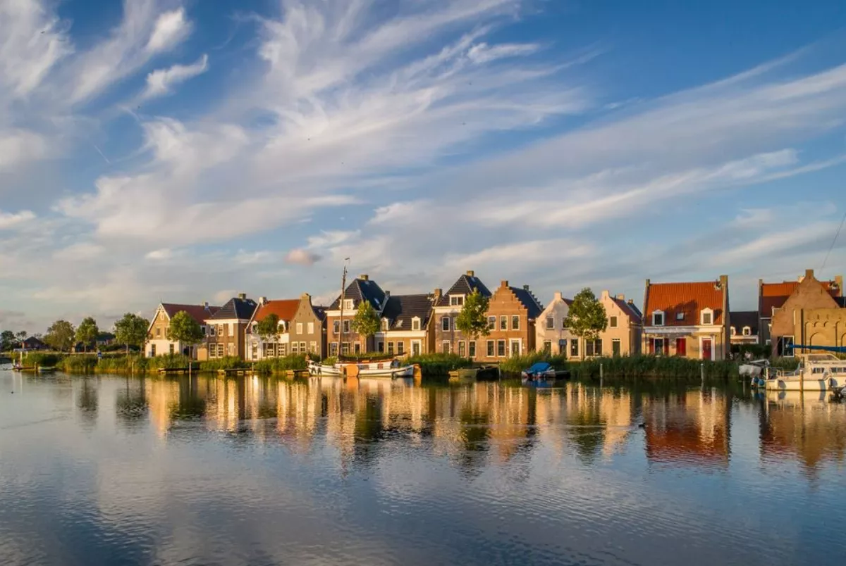 Blick auf das Feriendorf Esonstad