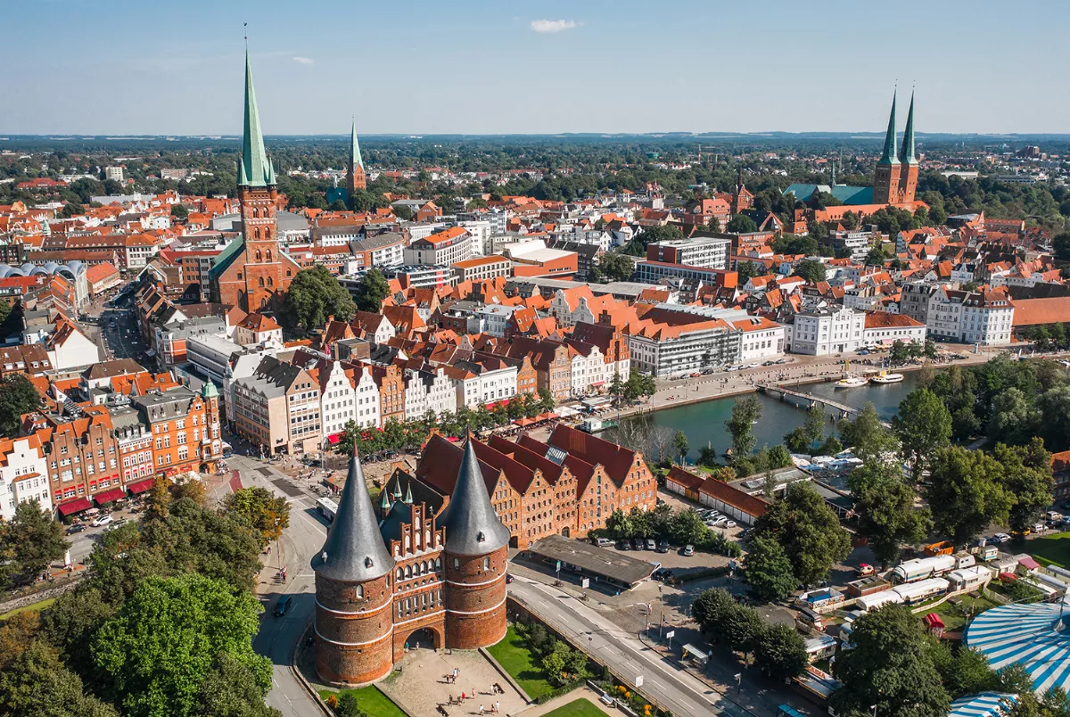 Panorama Hansestadt Lübeck