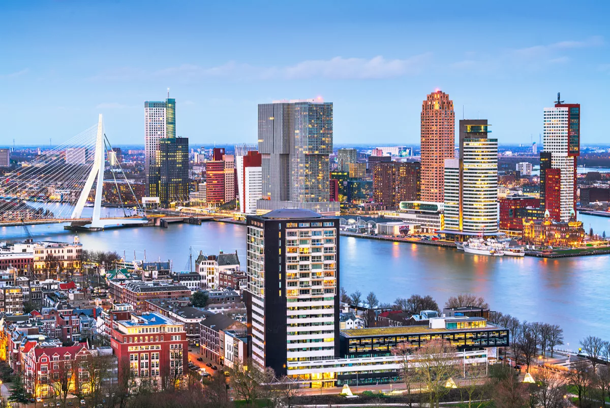 Panorama der Stadt Rotterdam