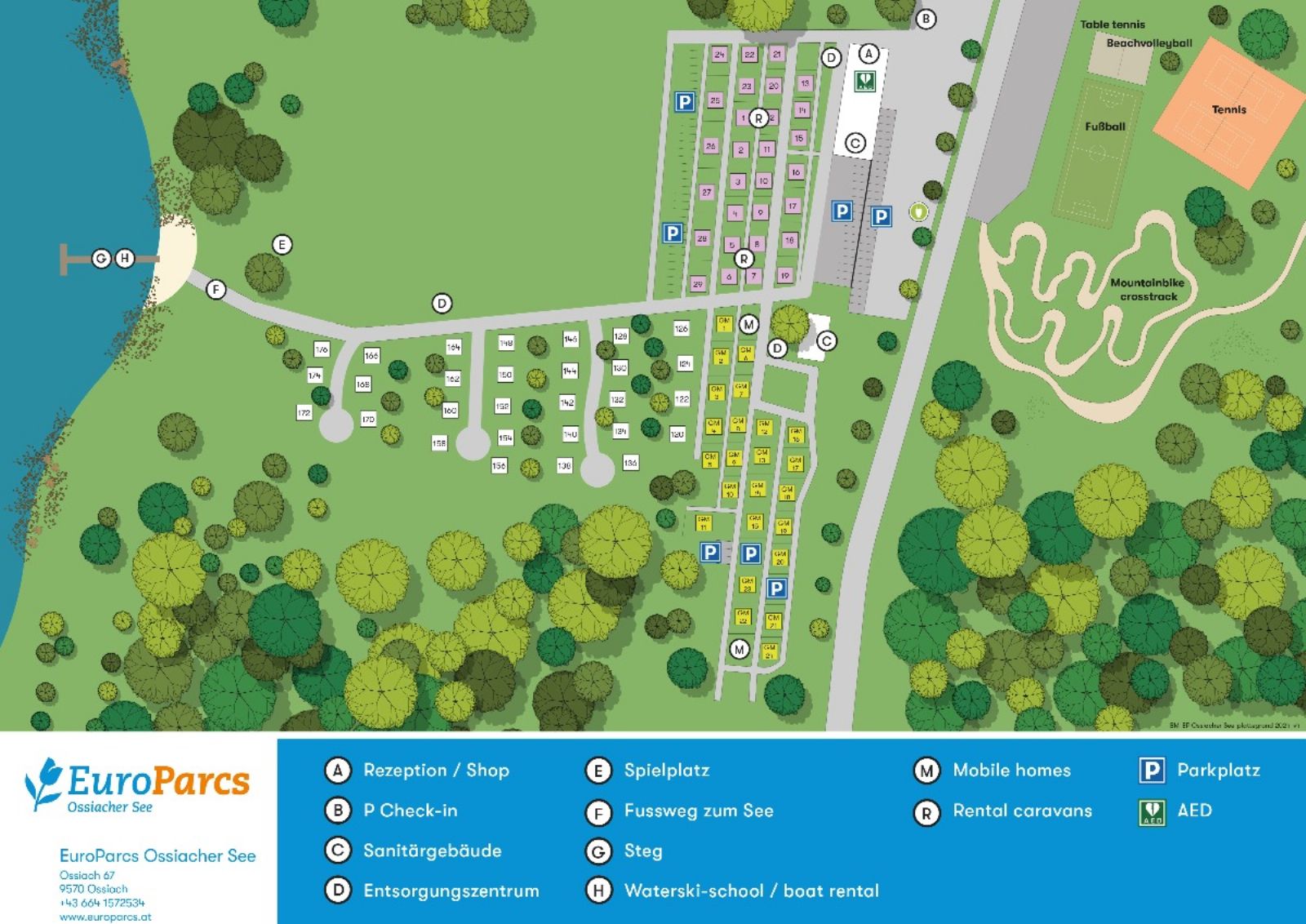 EuroParcs Ossiacher See Parkplan