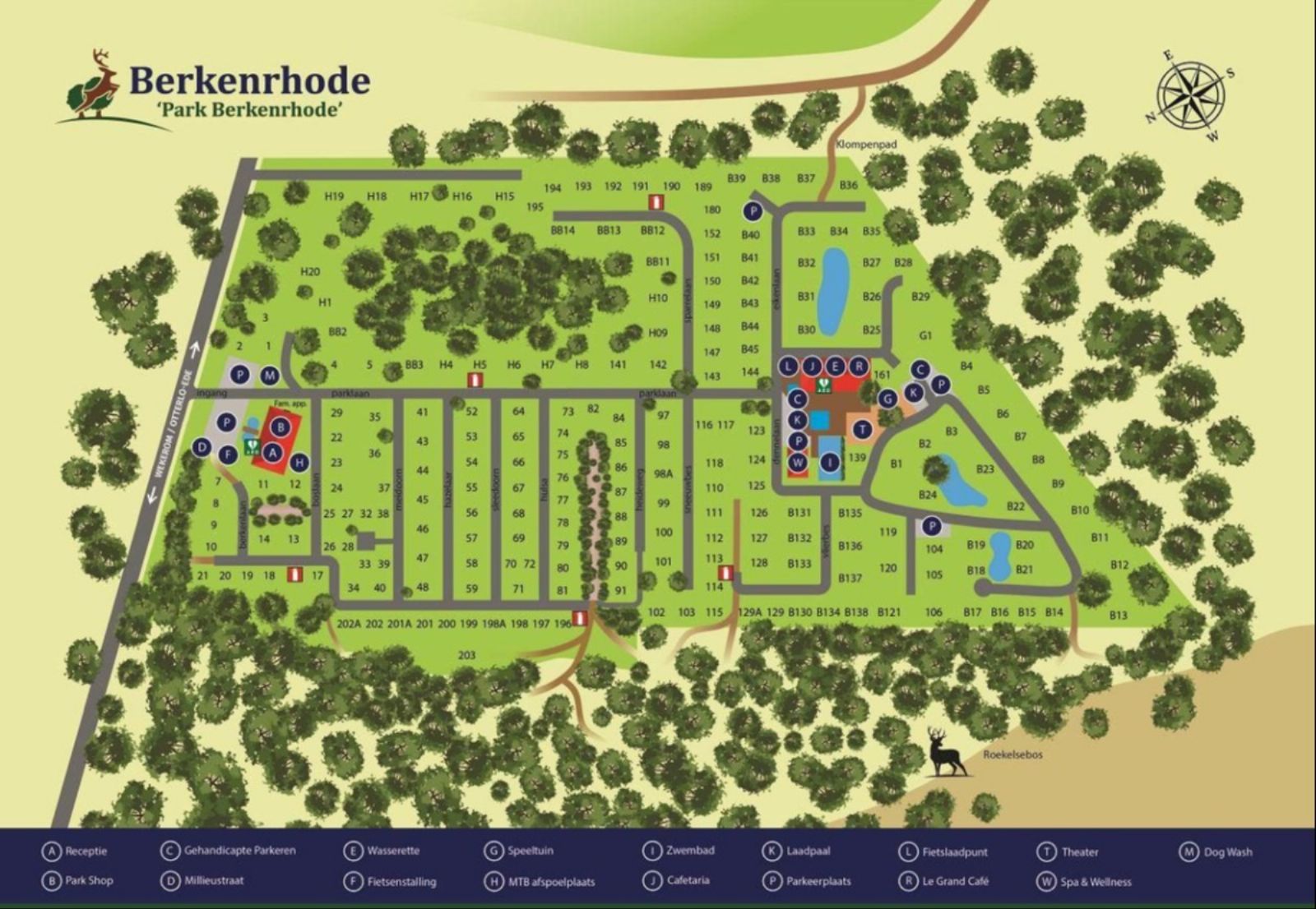 Park Berkenrhode Parkplan