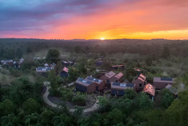 Sonnenuntergang im Marber Veluwe Resort