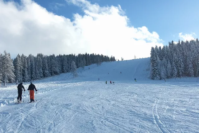 Skipiste im Skigebiet Gerlitzen