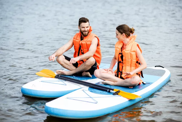 Wassersport auf dem See